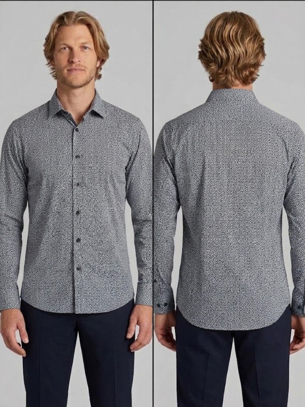 Kenneth Cole Awearness Button Up Shirt - Picture 8 of 15